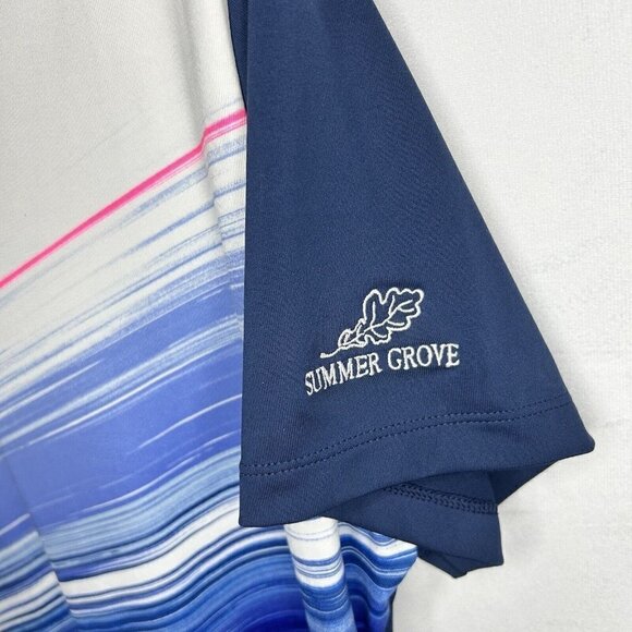 Nike Golf Tour Performance Polo Women XL Multicolor Golf Tennis Dri-Fit Logo - Picture 3 of 7